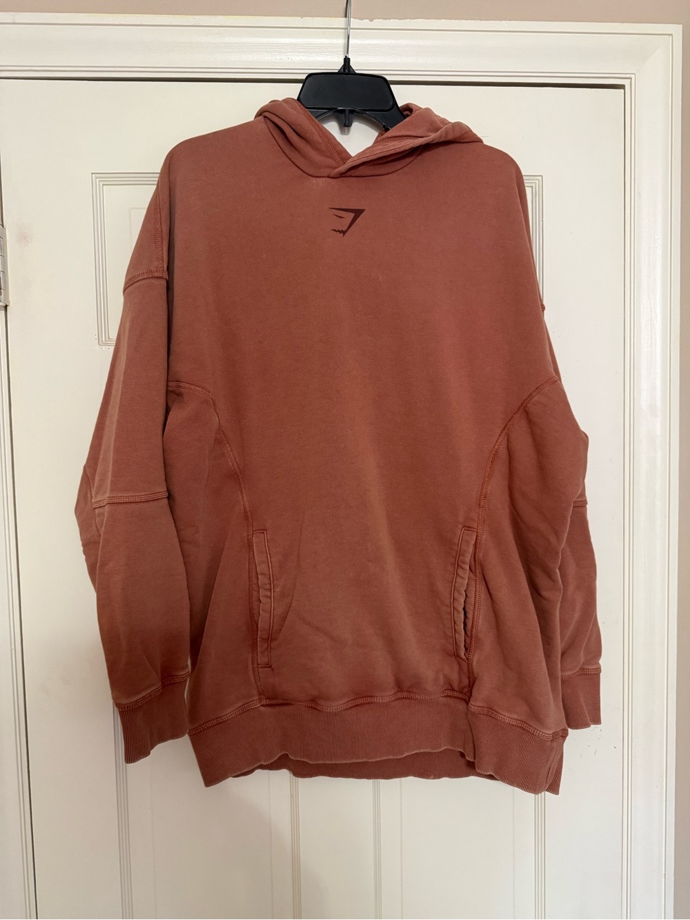 Gymshark Men’s Orange Sweatshirt Hoodie - L
